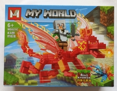 MY WORLD - DRAGÓN de los 4 ELEMENTOS (Minecraft) - MG 621 - comprar online