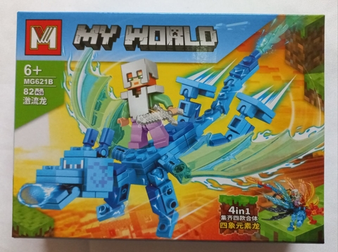 MY WORLD - DRAGÓN de los 4 ELEMENTOS (Minecraft) - MG 621