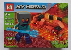 MINECRAFT - TYRANOSAURIO REX (minifiguras) - MG 1129 en internet