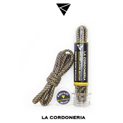 La Cordoneria 0800 Don Rouch Gold Laces Black - comprar online