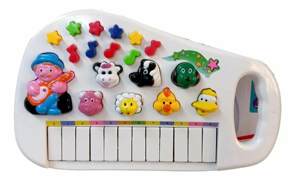 Teclado Piano Com Som De Animais Brinquedo Infantil Xin Anda