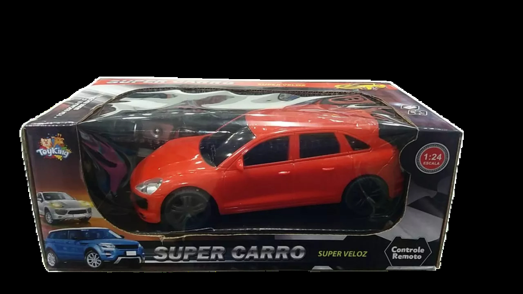 Carrinho Controle Remoto Esportivo 4 Funcoes 1:24 Vermelho