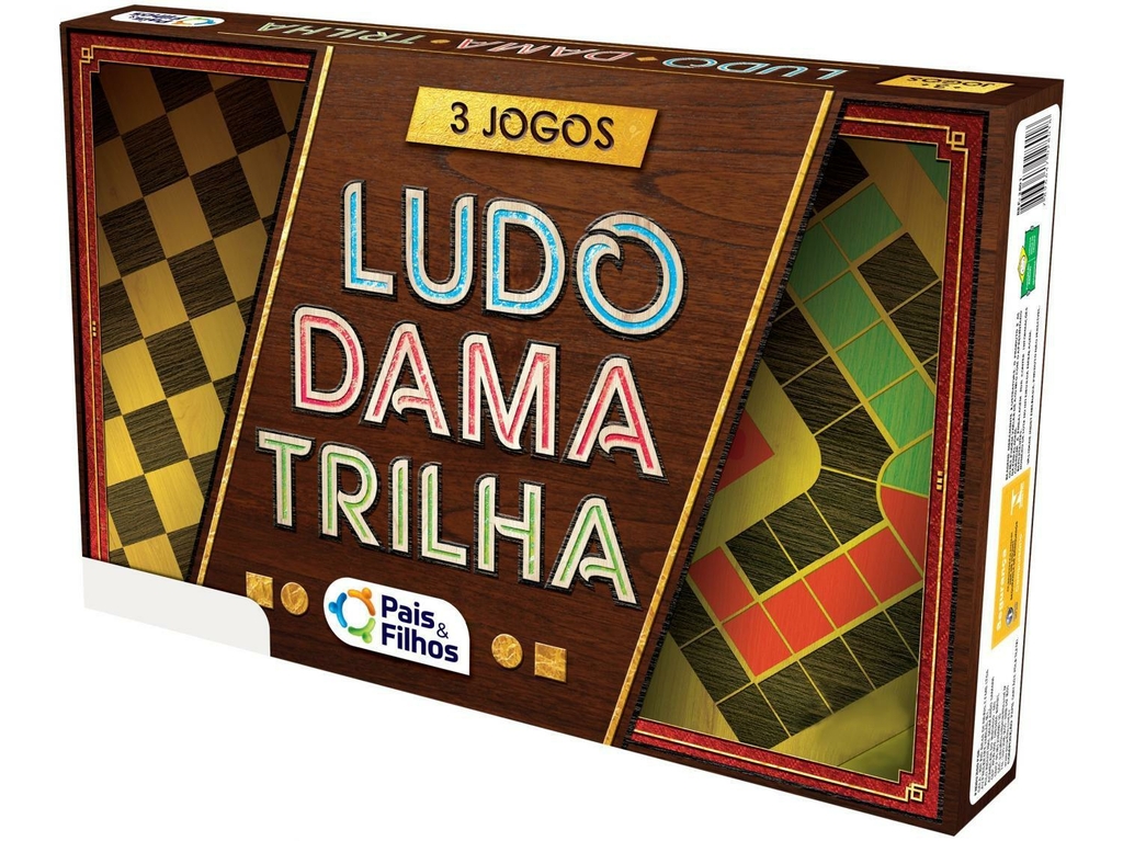 Jogo De Tabuleiro 2 Em 1 Dama E Trilha