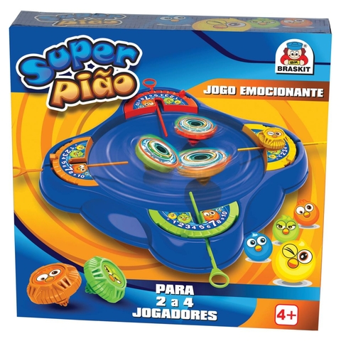 Brinquedo Pião Top Cyclone Duplo Pica Pau PI3199 - Papelaria Criativa