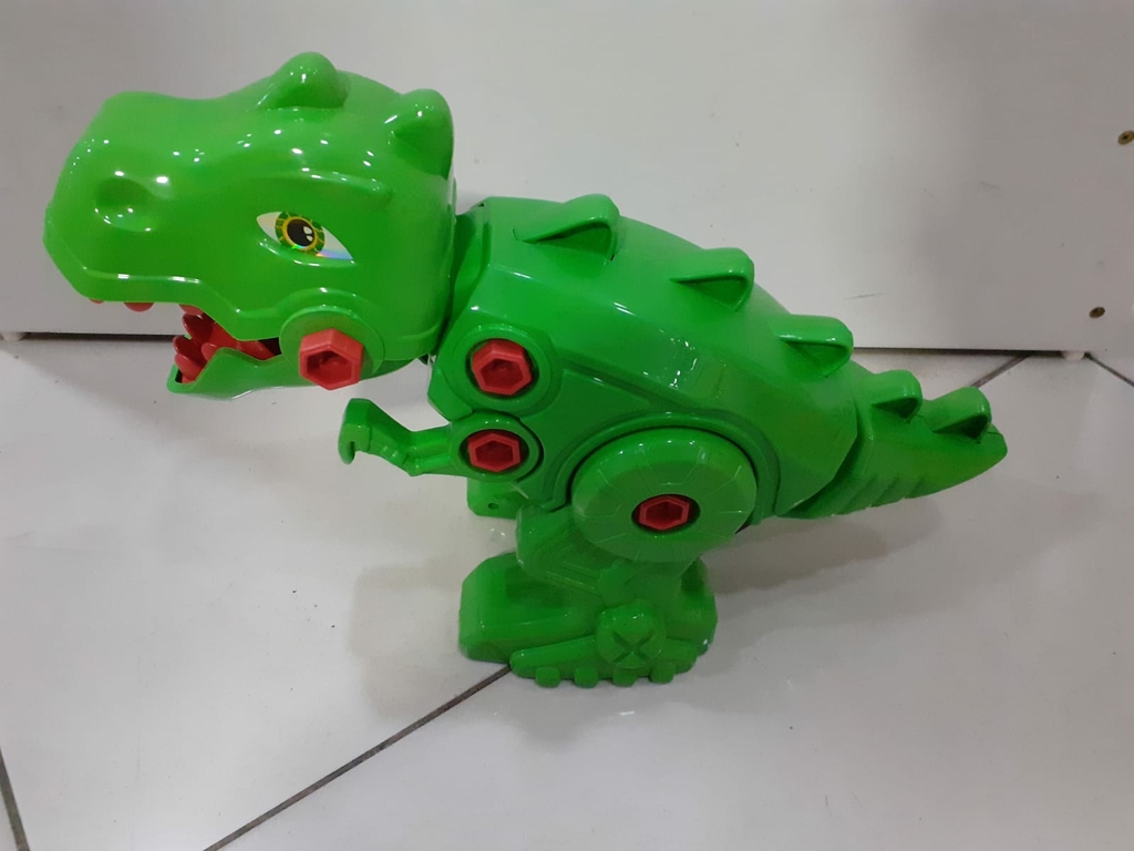 Dinossauro Monta Desmonta Dino Brinquedo Infantil T-Rex Dino Robo De Montar  Com Ferramenta Coleção : : Brinquedos e Jogos