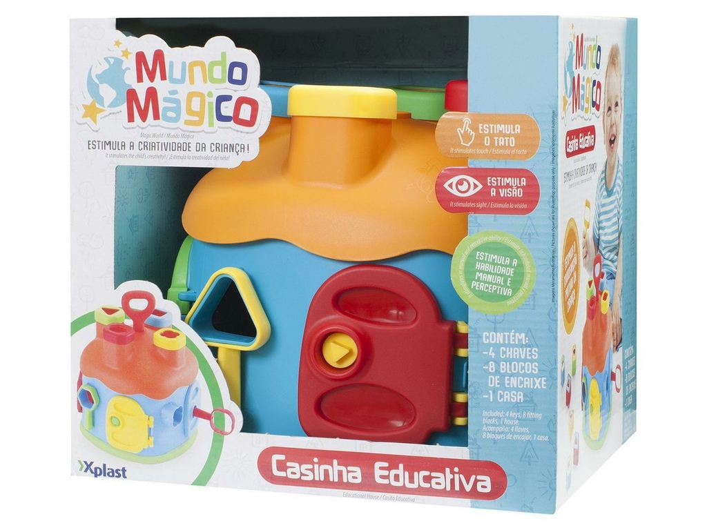 Jogo Ache e Encaixe - Minha Escola - Madeira - Brincadeira de Criança - Kits e Gifts