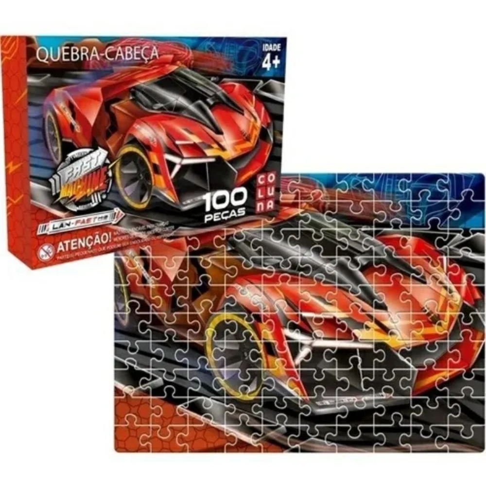 Quebra-cabeça - Race - Carros - 150 peças