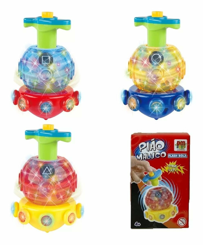 Pião Grande de Brinquedo Super Divertido C Luz e Som - Tem Tem Digital -  Brinquedos e Papelaria, aqui tem!