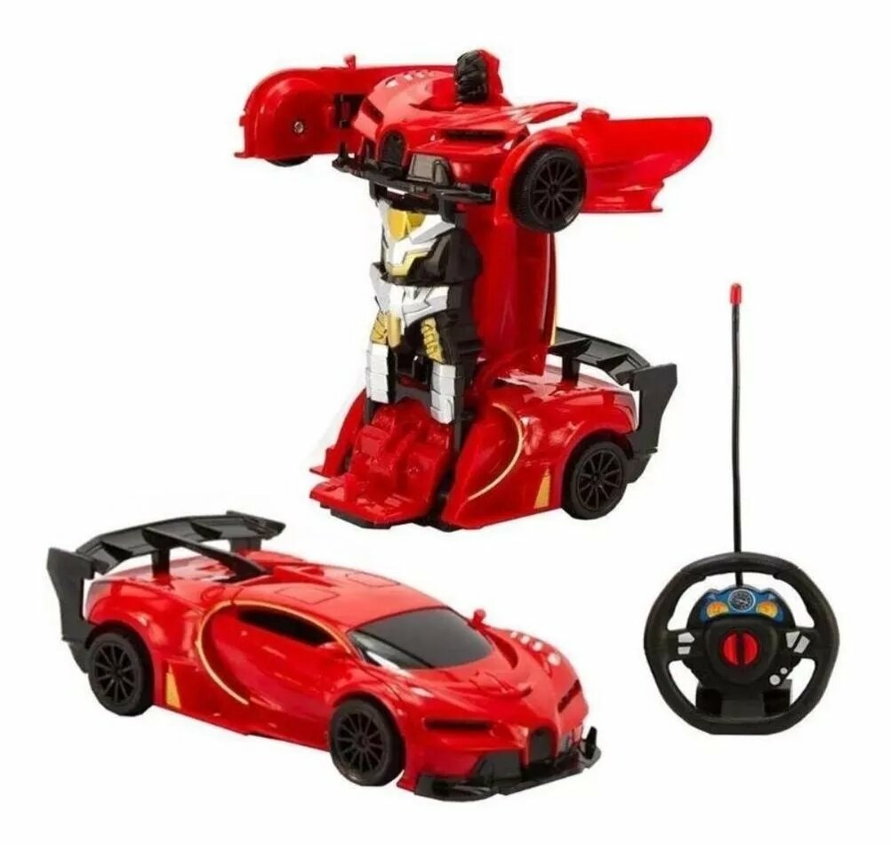 Brinquedo Infantil Carro De Controle Remoto Rei Da Pista Vermelho