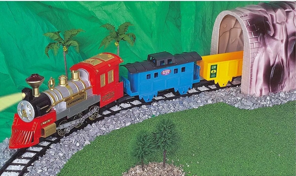 Brinquedo Trenzinho A Fricção Conjunto Trem Locomotiva Carga