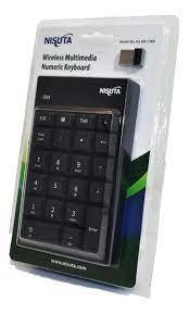 Teclado Numerico Wireless 3 Teclas Multimedia Nisuta Ns-kb11 - comprar online