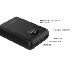 CARGADOR PORTÁTIL GADNIC 18000 MAH CARGA RÁPIDA 2 USB en internet