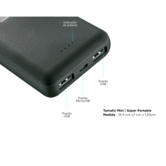 CARGADOR PORTÁTIL GADNIC 18000 MAH CARGA RÁPIDA 2 USB - comprar online