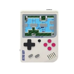 RETROBOY WHITE CONSOLA PORTATIL 168 JUEGOS CLASICOS LEVEL UP