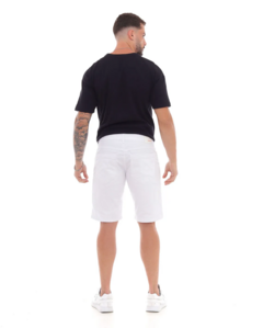 Bermuda Jeans Consciência Branco - Euforia Modas