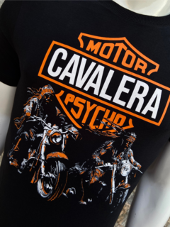 CAMISETA CAVALERA INDIE CAVA MOTOR PSYCHO PRETO - comprar online