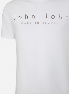 CAMISETA JOHN JOHN SLIM NEW JOHN LINE BRANCO - comprar online