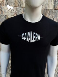 CAMISETA CAVALERA SLIM COTTON SIGN LOGO PRETO - comprar online