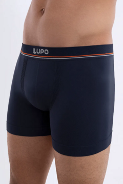 CUECA BOXER LUPO Microfibra Cós Liso Lupo - Blue Nights - comprar online