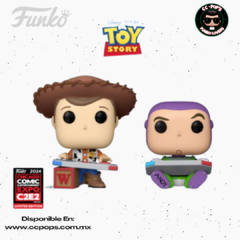 Funko Pop Movies: Toy Story Woody & Buzz Lightyear Exclusivo C2E2