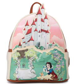 Loungefly X Disney: Castillo de Princesas Series - Snow White Castle Mini Mochila