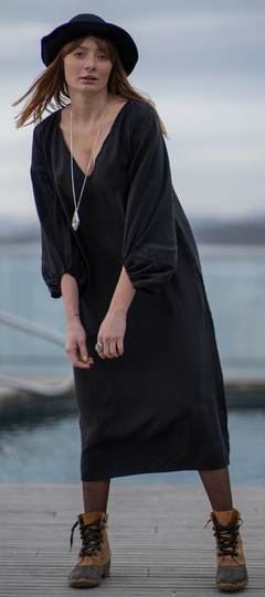 Vestido Rita -Negro - Bule Outfit