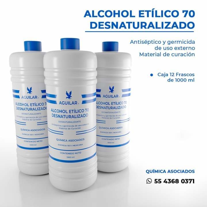 Alcohol etílico al 96% - Comprar en Quimica Asociados