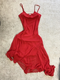 Vestido Vermelho Vintage Calda (P-M)