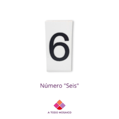 Número 6 "seis"