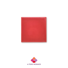 Toceto ROJO 10x10cm LISO