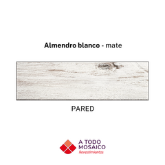 Cerámica ALMENDRO BLANCO MADERA 8.5x30cm - comprar online