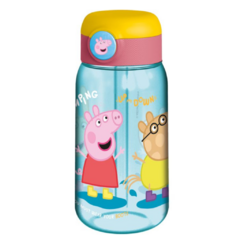 BOTELLA PEPPA PIG CON BOTÓN 510ML