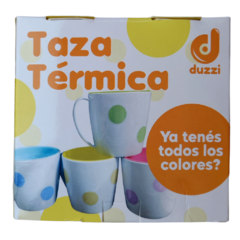 TAZAS TÉRMICAS A LUNARES - tienda online