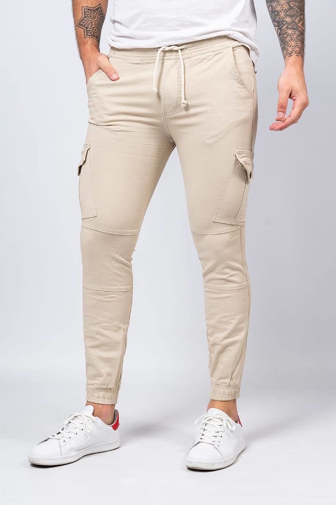 Pantalon Jogger de Gabardina para Hombre