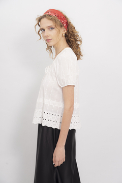 BLUSA MANGA GLOBO CARACOL - comprar online