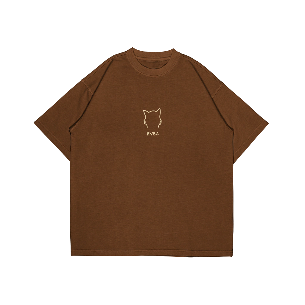 Logo Brown Oversized T-Shirt