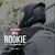 Casco LS2 352 ROOKIE Mono Mate Negro con Spoiler