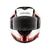 Imagen de Casco modular rebatible MAC ROCK STROKE Blanco Negro Rojo