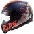 Casco LS2 353 Rapid NAUGHTY Azul Naranja Mate