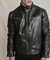 Campera de cuero BROOKLYN MOTO CO. FLAGSTAFF Negra con protecciones en internet