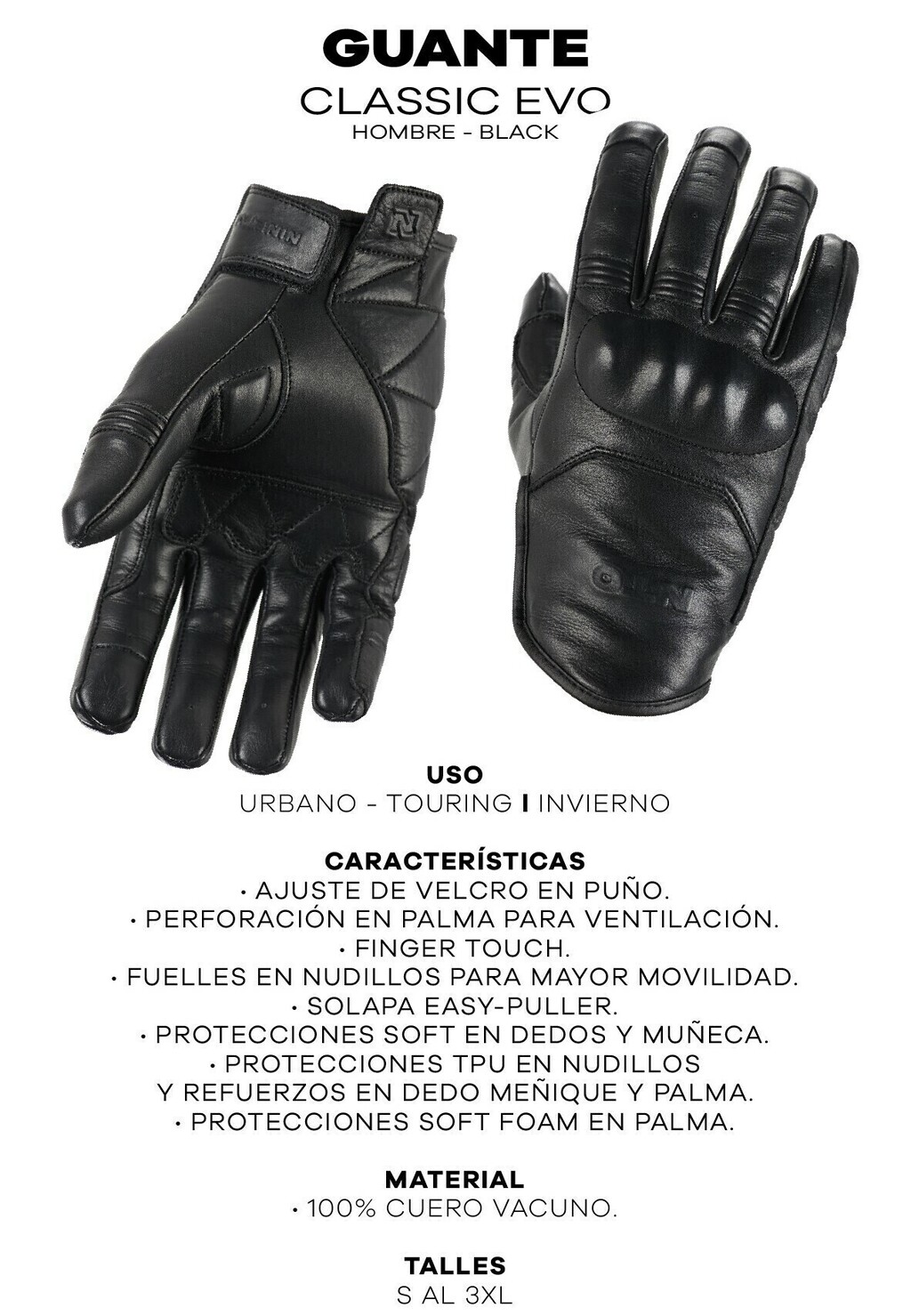 Guantes para moto ninetoone hot sale