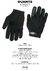 Guantes MAC STREET Negro - tienda online