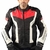 Campera de cordura FOURSTROKE WARRIOR JACKET Blanco rojo negro