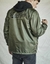 Campera rompeviento BROOKLYN MOTO CO. Houck verde militar