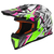 CASCO MX LS2 437 JUNIOR FAST STRONG WHITE GREY PINK