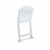 Cadeira Dobrável Cristal da tna plast é fabricada em polipropileno e possui pés emborrachados 