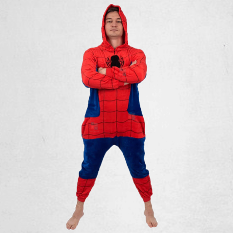 Pijama Kigurumi Niños y Adultos - Spiderman