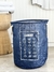 Cesto de ropa 40x50 cm laundry azul - comprar online