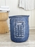 Cesto de ropa 40x50 cm laundry azul - tienda online