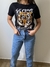 T-SHIRT LUXO COM PEDRARIA TIGRE - PRETO na internet